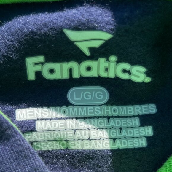 Seattle Seahawks NFL Football Fanatics Hoodie Sz L - Picture 3 of 9